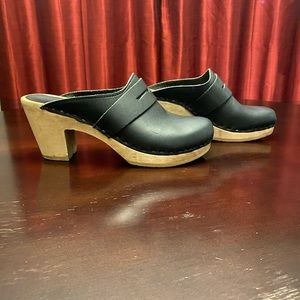 Sven Penny Loafer Clogs- high heels